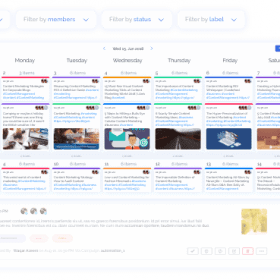 content calendar