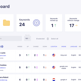 tracking SERP rankings